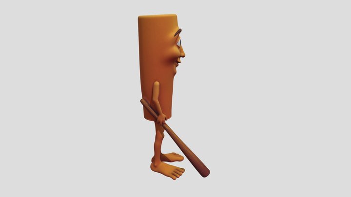 Tung Tung Tung Sahur 3d Model 3D Model
