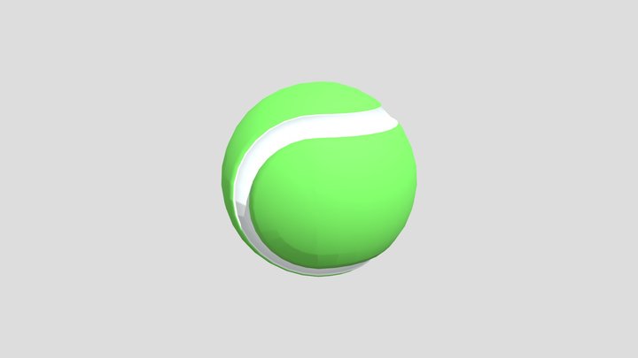 Tennis Ball - Realistic PBR Model