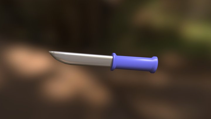 Simple Knife 3D Model