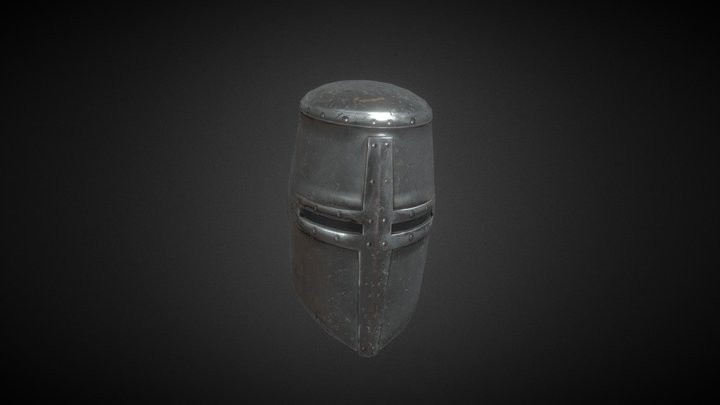 Free Medieval Helmet 3D Model