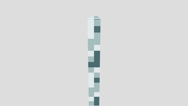 Minecraft - Glass pane 3D Model