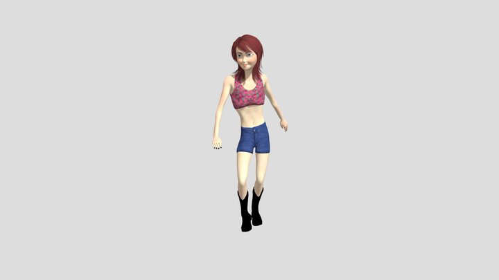 Stephanie's Samba Dance 3D Model