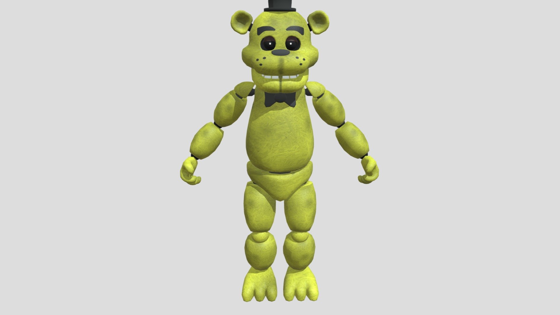 Fnaf Golden Freddy Download Free 3d Model By Theshadowman Anholb12 [5c53fa1] Sketchfab