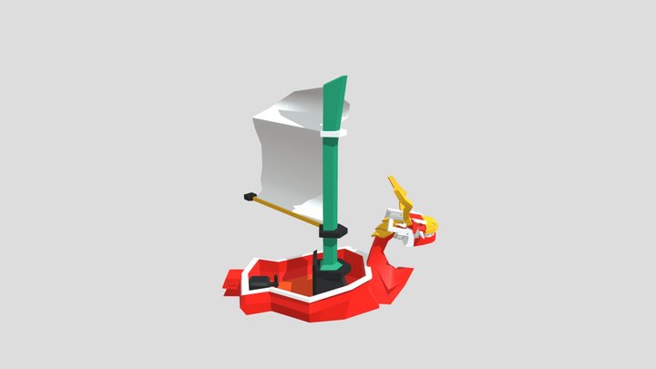 King Of Red Lions 3D Model