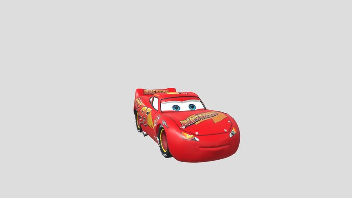 GTA V lightning mcqueen rust-eze 3D Model