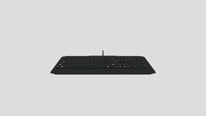 QWERTY Keyboard 3D Model