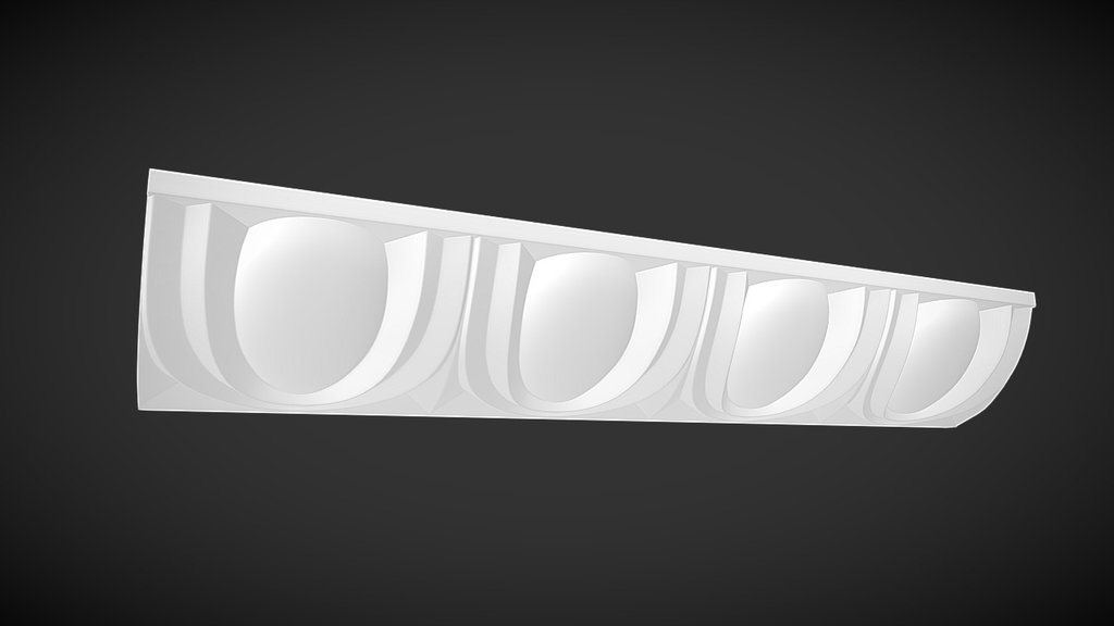 3D модель карниза ДК-51