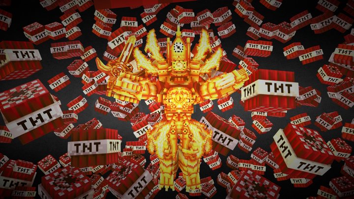 minecraft titan clockman (Dom Studio) – Modello 3D gratuito STL
