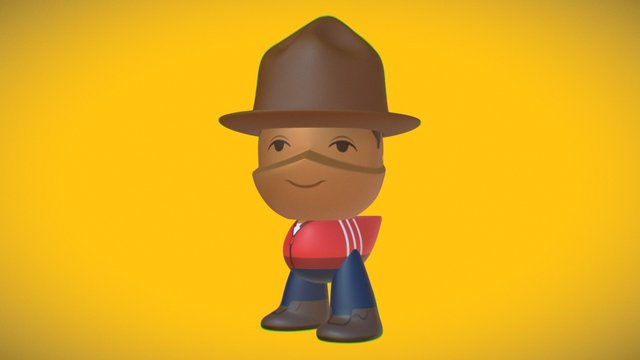 [FanArt]Pharrell Williams X Quack - Happy Ver. 3D Model