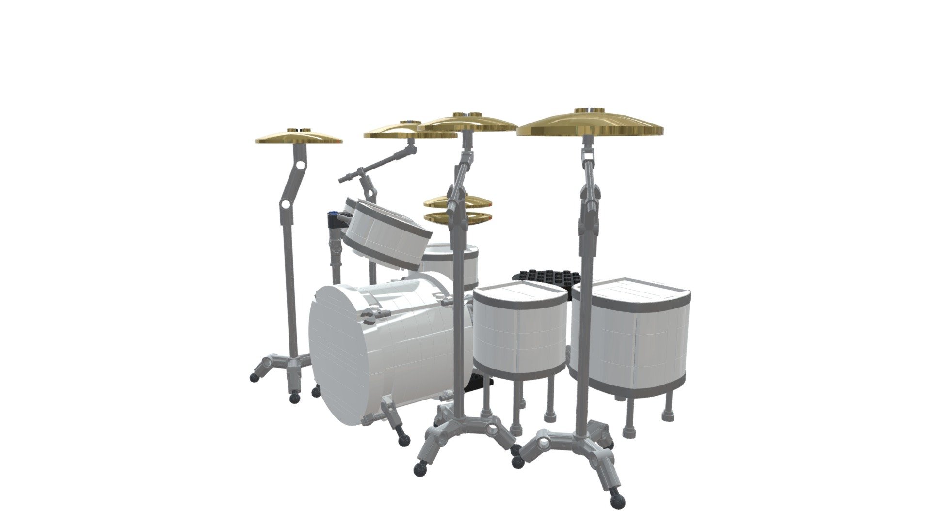 Drum - 3D model by musicalbrick [5c58b58] - Sketchfab