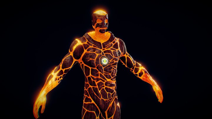 Ben 10 Heatblast 3D Model