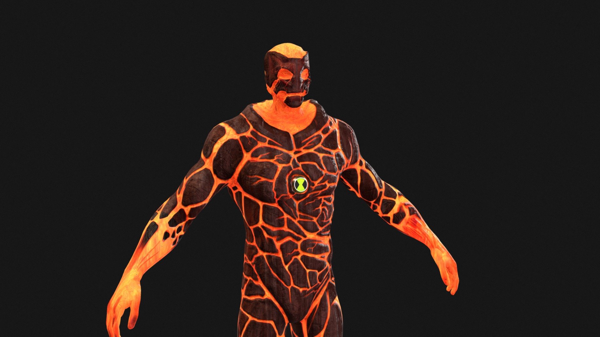 Ben 10 Heatblast - Download Free 3D Model By Alnmathew [5c58d81 ...