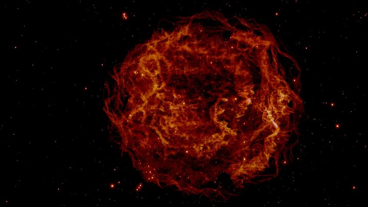The remnant of a Supernova explosion 3D Model