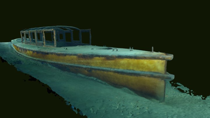 Horgen Concrete Wreck 3D Model