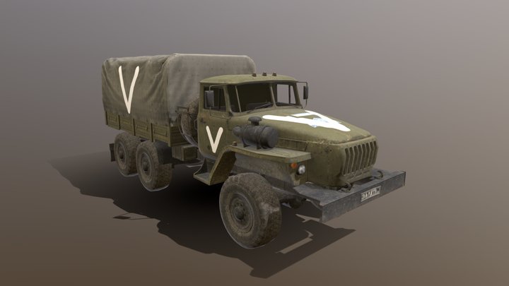 Russian Ural-4320 – Gratis 3D-model STL