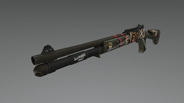 XM1014 | Disorder 3D Model