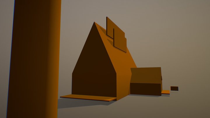 Mystery Shack Block Out 3D Model