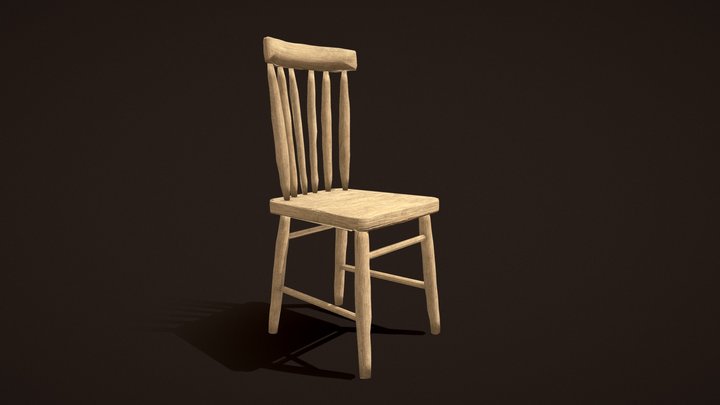 Old Chair 3D Model