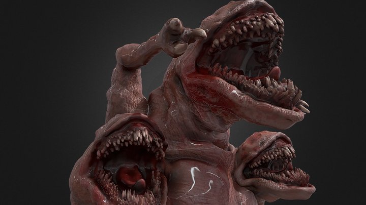 THE DEADLY SPAWN Animation 3D Model