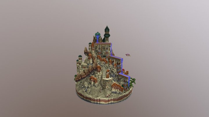 Desert Temple Spawn 3D Model