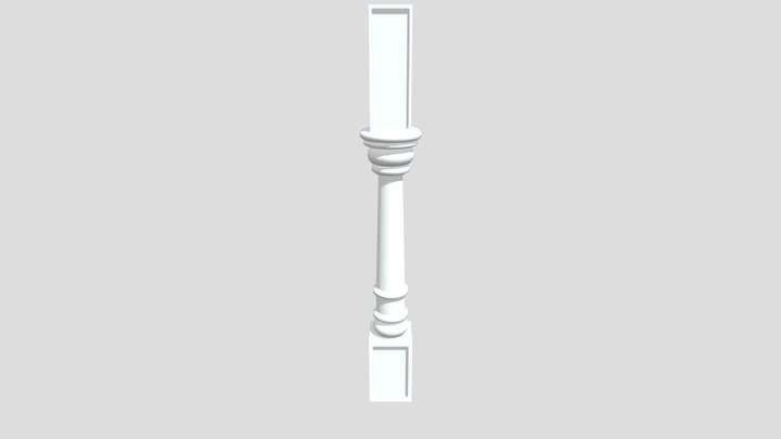 Traditional Column 3D Model