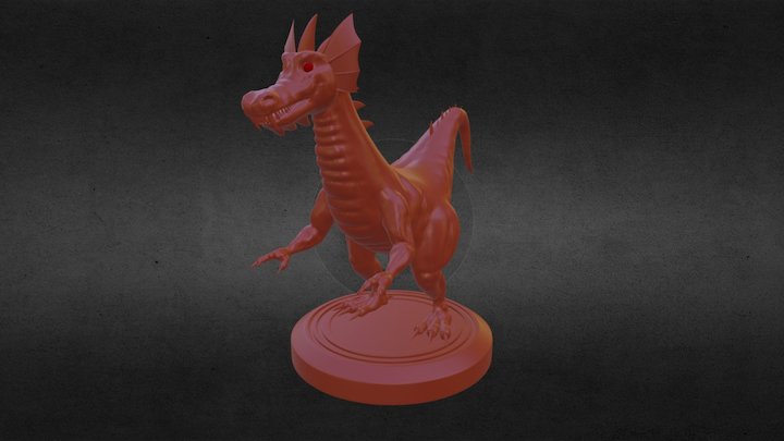 Dragon Sculpts 3D Model