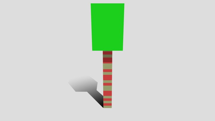 Voxel Tree 3D Model