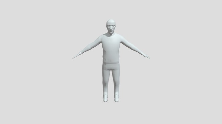 male character model 3D Model
