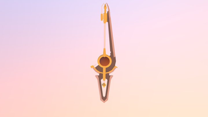 Frankenstein Saber Weapon 3D Model