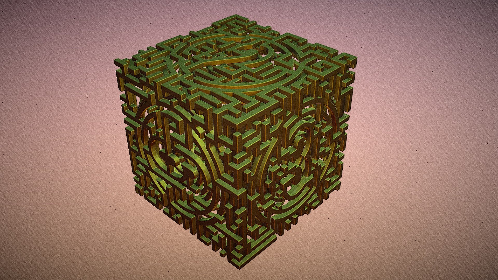 CUBE LABIRUNT-1 - 3D model by alexwood3469 [5c64178] - Sketchfab