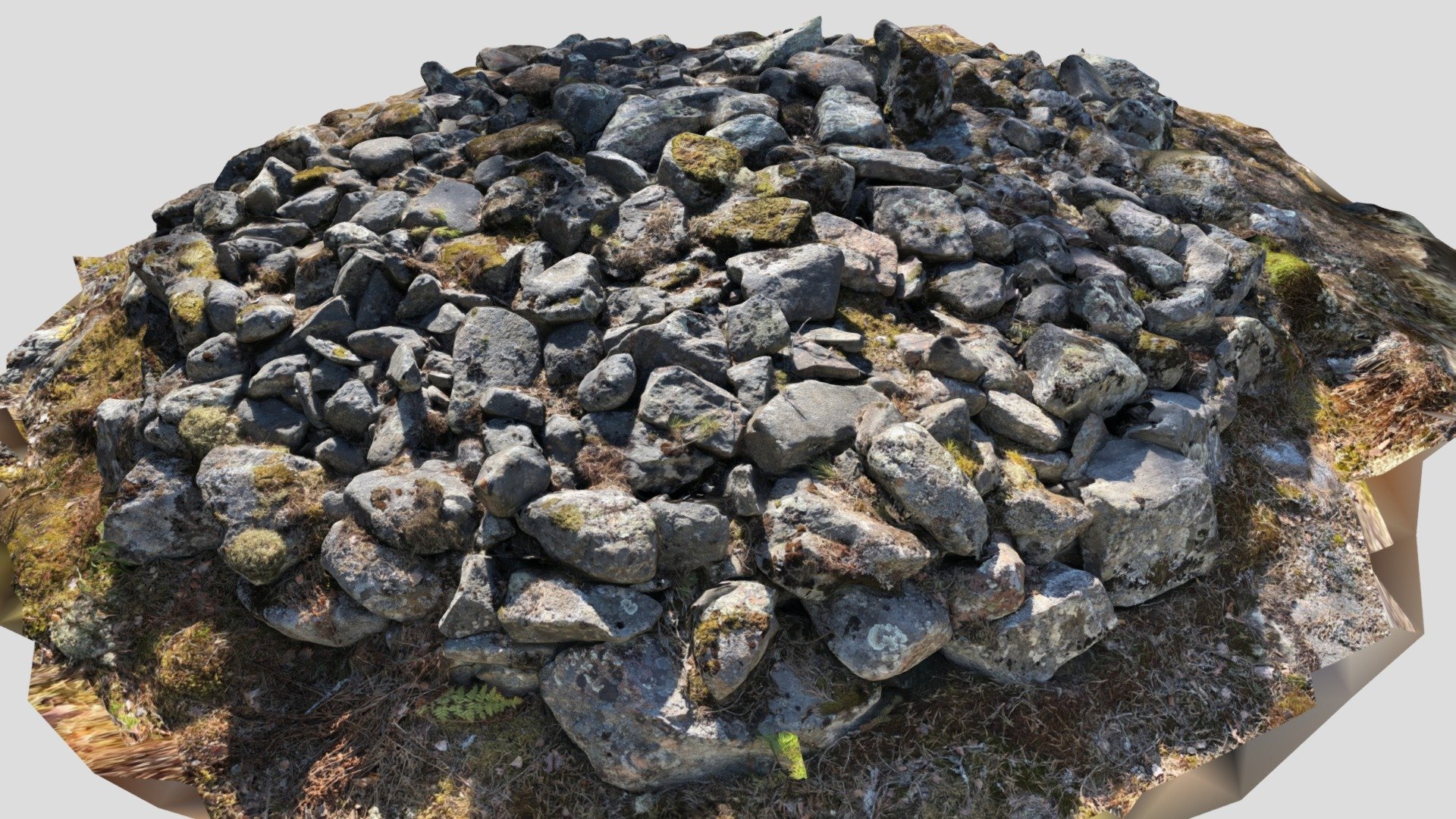 Cairn 1 in Kylmäkorvenkallio, Rauma, Finland