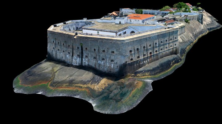 Fortaleza de Santa Cruz da Barra, RJ. 3D Model