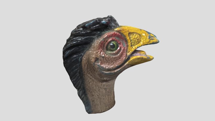 Feathered Dino 3D Model