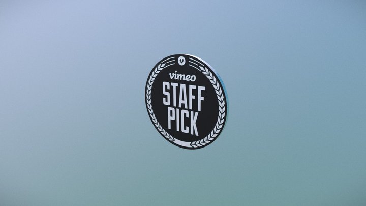 Vimeo Staff Pick Coin 3D Model