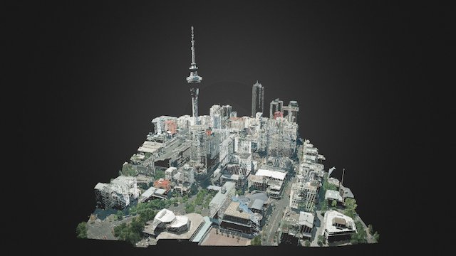 Auckland CBD LiDAR 3D Model