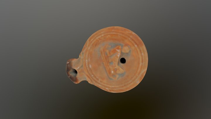 Lucerna de época romana 3D Model