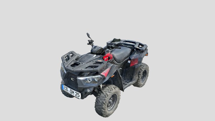 Quad mxu 550 ABS 3D Model