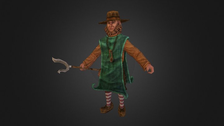 Peasant 3D Model