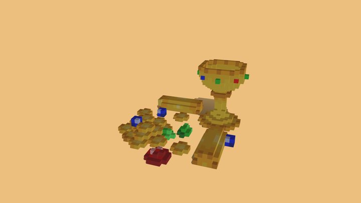 Some valuable treasures 3D Model