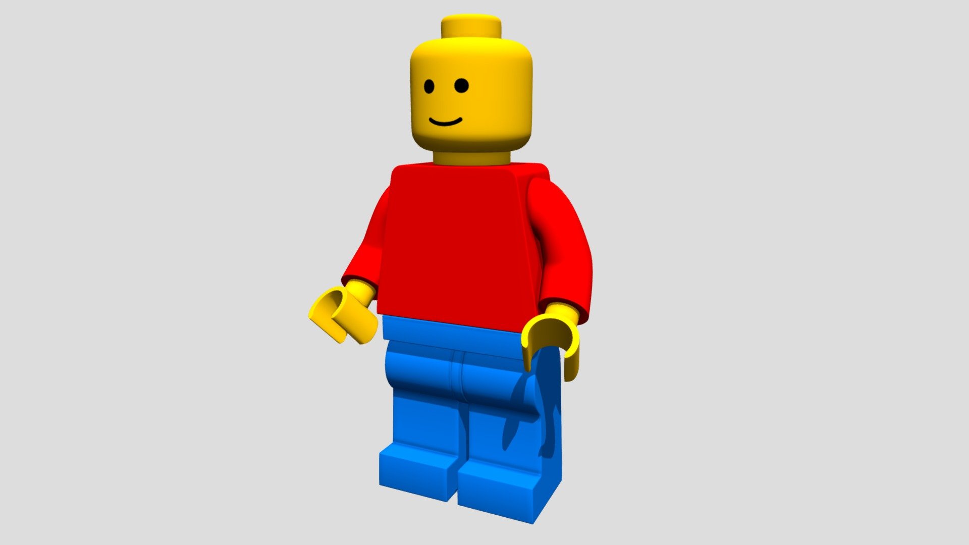 LEGO Minifigure 3D model + PBR Textures