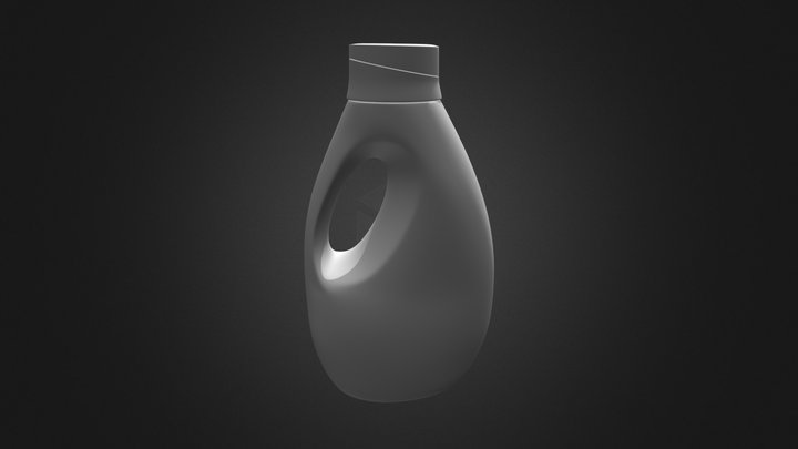 Flasche Waschmittel 3D Model