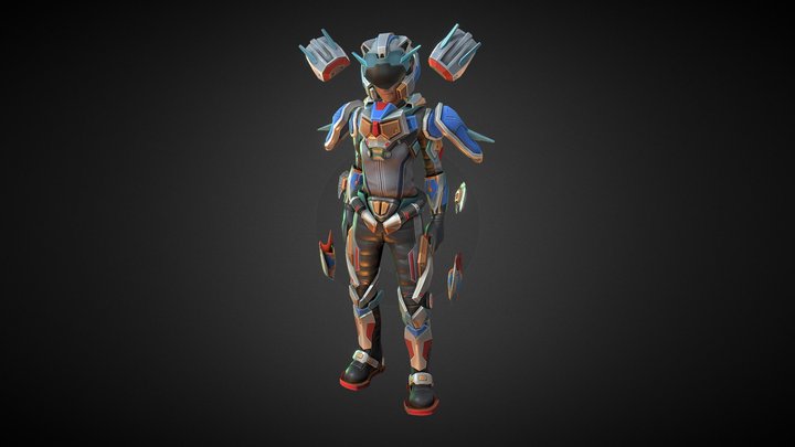 Bosun Armor Premium 3D Model