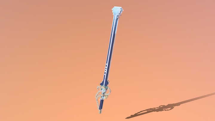 Genshin Impact | The Flute - Sword 3D Model