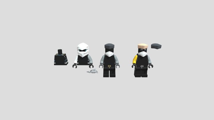 LEGO Ninjago Zane 3D Model