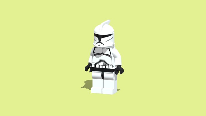 Lego Clone trooper 3D Model