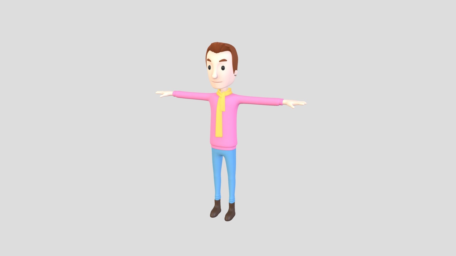 CartoonMan034 Man - Buy Royalty Free 3D model by bariacg [5c6b15d ...