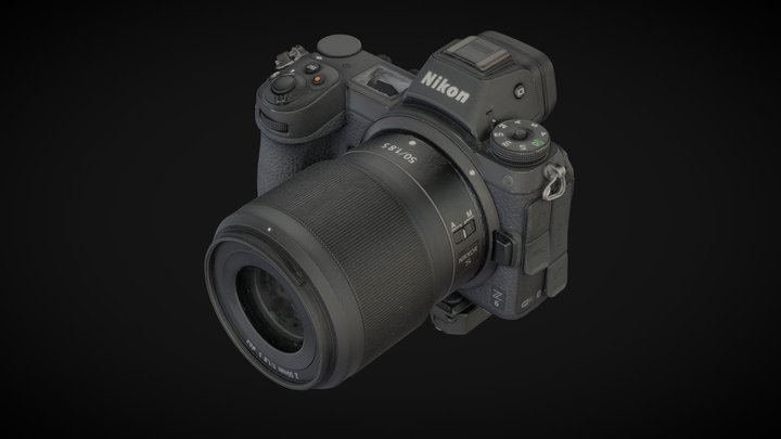NIKON Z6 with NIKKOR 50 f1.8S – Kostenloses 3D-Modell STL