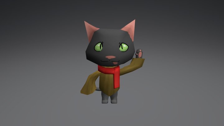 commission_Max the Cat 3D Model