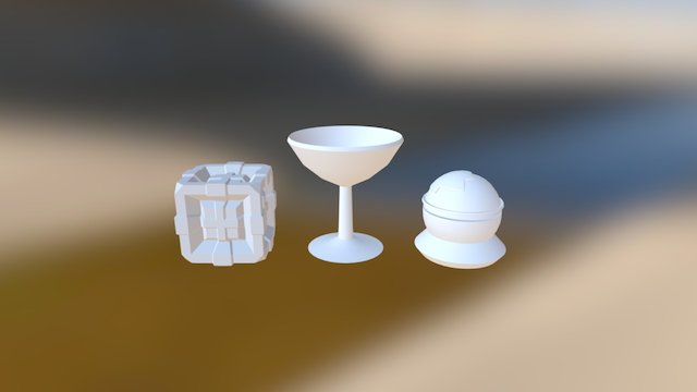 CgCookie Practice 3D Model