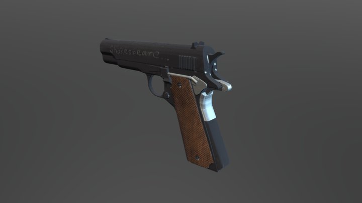 M1914 Colt-Auto 3D Model